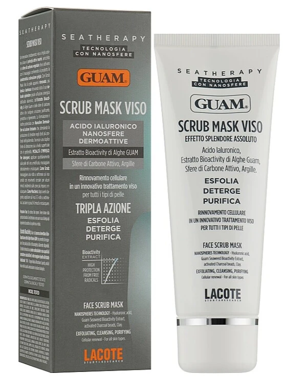 Guam - Маска-скраб для лица Seatherapy Scrub Mask Viso 75 мл back