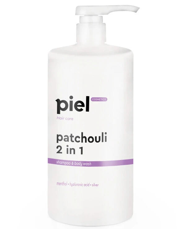 Piel Cosmetics - Шампунь-гель для душа с пачули Patchouli Shampoo-Body Wash 2in1 1000 мл