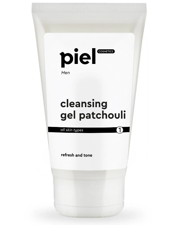 Piel Cosmetics - Мужской тонизирующий гель для умывания с пачули Cleansing Gel Patchouli 150 мл