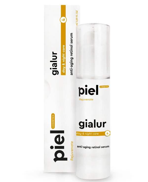 Piel Cosmetics - Омолаживающая гиалуроновая сыворотка с эластином, коллагеном и ретинолом Gialur Rejuvenate Serum 50 мл