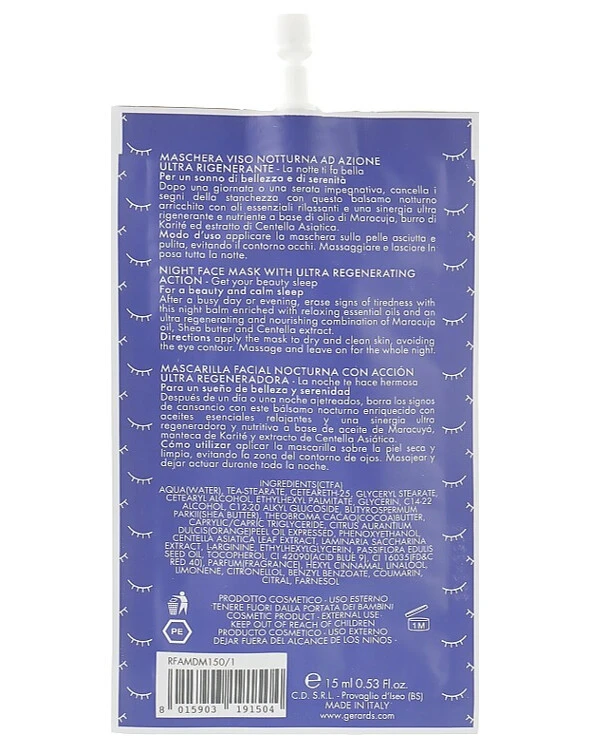 Gerard's Cosmetics - Ночной бальзам для лица Mood Masks Sleepy Mood 15 мл back