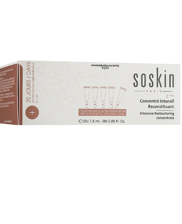 Soskin - Концентрат для реструктуризации кожи Intensive Restructuring Concentrate 1.5 мл х 20 шт