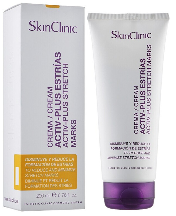 SkinClinic - Body cream for stretch marks Activ-Plus Stretch Marks Cream 200ml back
