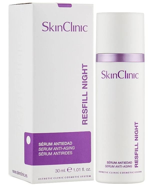 SkinClinic - Resfil night face serum Resfill Night 30ml back