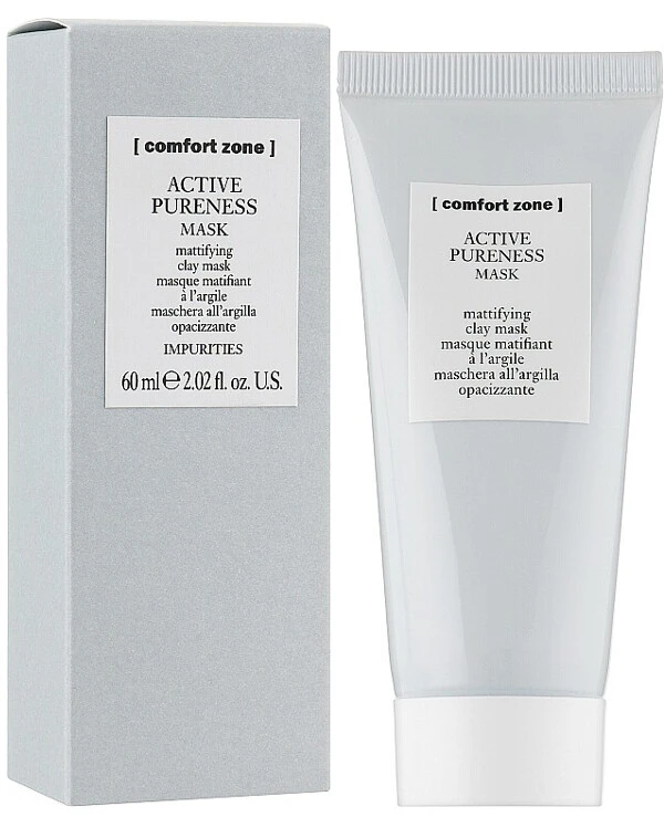 Comfort Zone - Очищающая маска для жирной и комбинированной кожи лица Active Pureness Mask 60 мл back
