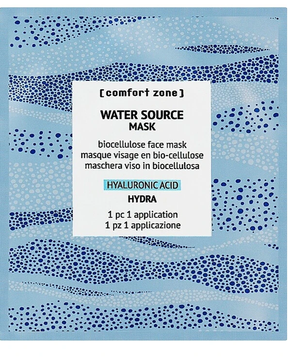 Comfort Zone - Биоцеллюлозная увлажняющая маска для лица Water Source Mask 