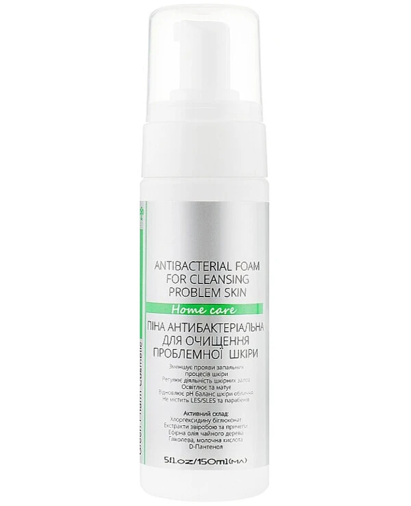 Green Pharm Cosmetic - Пена антибактериальная для очистки проблемной кожи Antibacterial Foam РН 3,5 150 мл