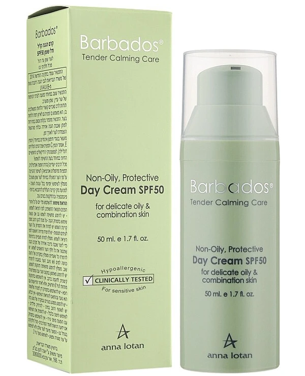 Anna Lotan - Легкий защитный дневной крем Barbados Non Oily Protective Day Cream SPF50 50 мл back
