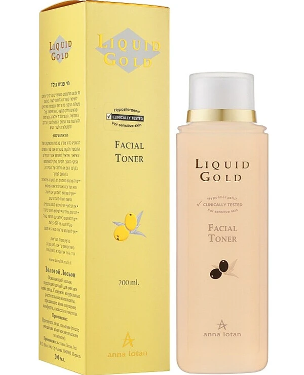 Anna Lotan - Лосьон для лица Liquid Gold Facial Toner 200 мл