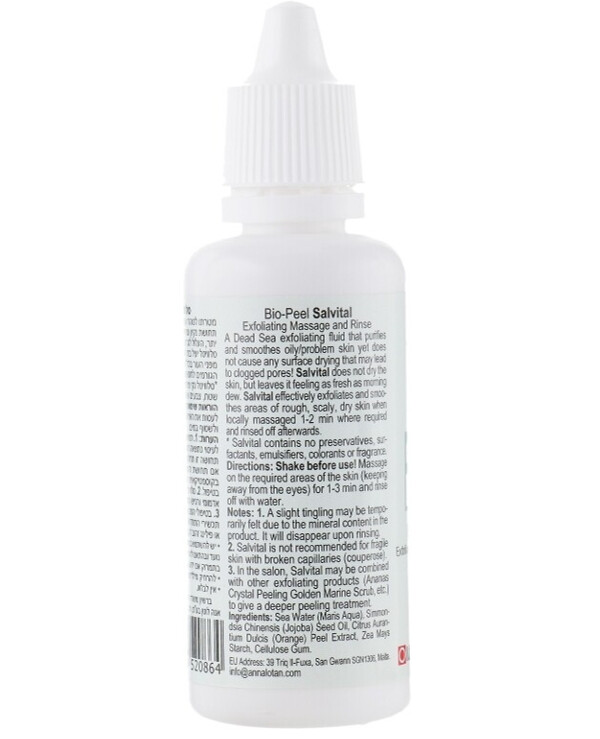Anna Lotan - Bio-peeling Salvital Clear Dead Sea Bio-Peel Salvital 125ml back