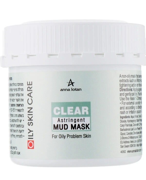 Anna Lotan Стягивающая маска | Clear Astringent Mud Mask фото, цена, купить