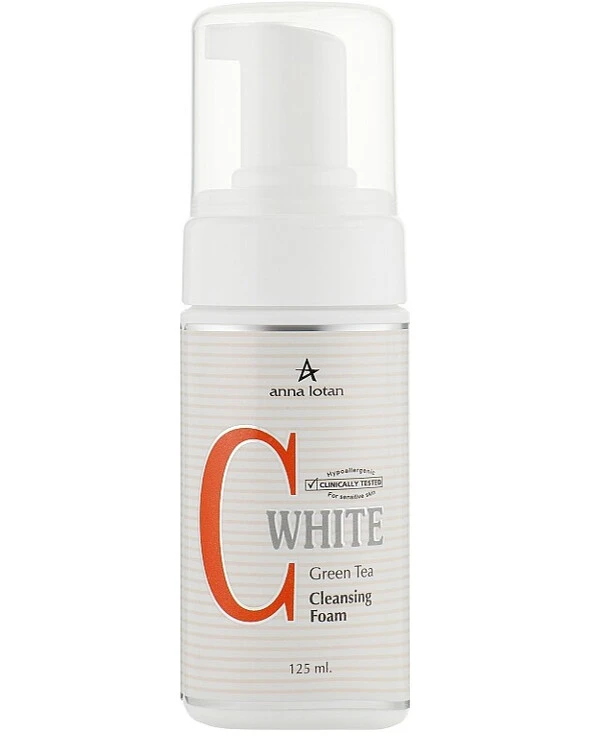 Anna Lotan - Очищающая пенка с экстрактом зеленого чая C White Green Tea Cleansing Foam 125 мл