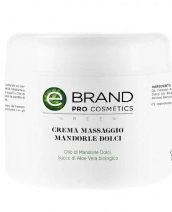 Ebrand - Массажный крем Сладкий миндаль для самой чувствительной кожи Crema Massaggio Mandorle Dolci 500 мл