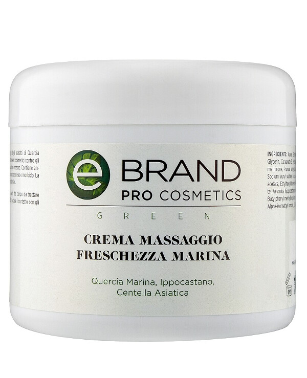 Ebrand - Massage cream Sea freshness Crema Massaggio Freschezza Marina 500ml