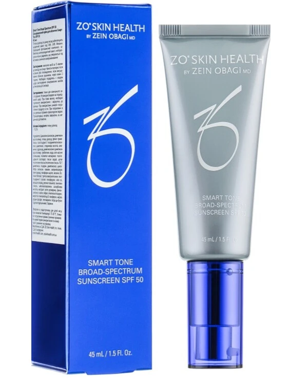 Zein Obagi ZO Skin Health - Солнцезащитный крем для лица Smart Tone Broad-Spectrum SPF 50 45 мл