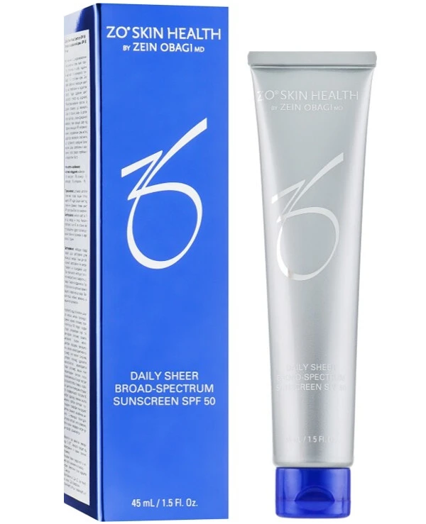 Zein Obagi ZO Skin Health - Солнцезащитный крем для лица Daily Sheer Broad-Spectrum SPF 50 45 мл