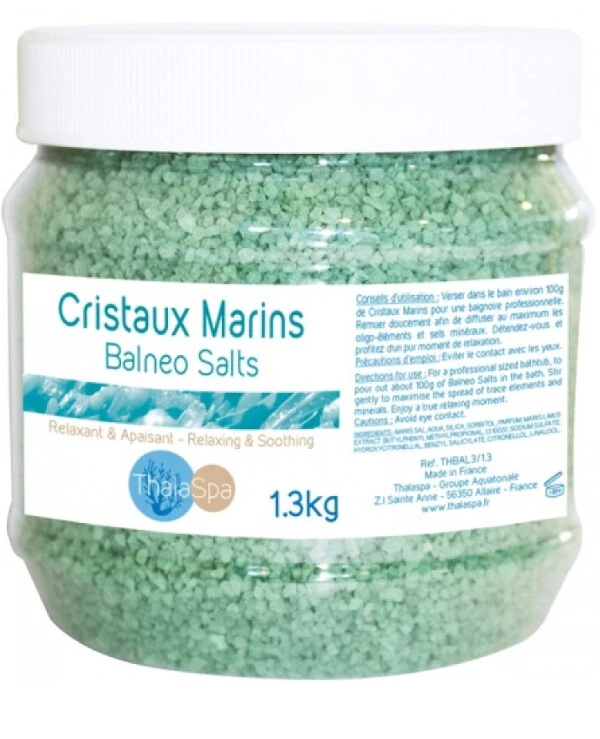 Thalaspa - Соль для бальнеотерапии Морские кристаллы Balneo Salts 1.3 кг