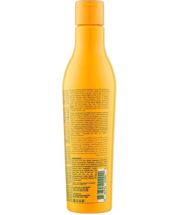 Gkhair Global Keratin - Vegan Protein Hydrating Shampoo CBD Vegan Shampoo 240ml back