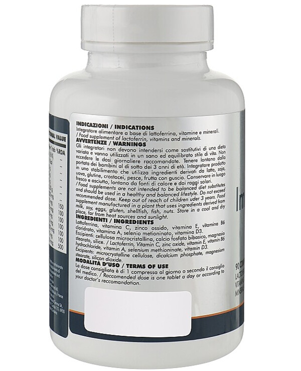 Jalupro - Dietary supplement for immunity ImmunoPro+ Lactoferrin  back