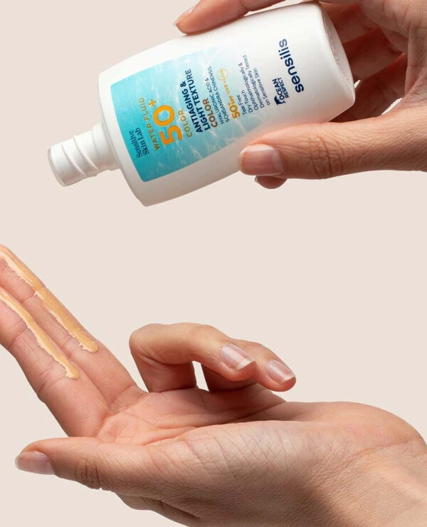 Sensilis - Солнцезащитный флюид для лица Waterfluide 50+ Color 40 мл back