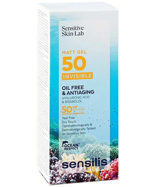 Sensilis - Солнцезащитный матирующий гель Matt gel Gel Oilfree SPF50+ 40 мл back