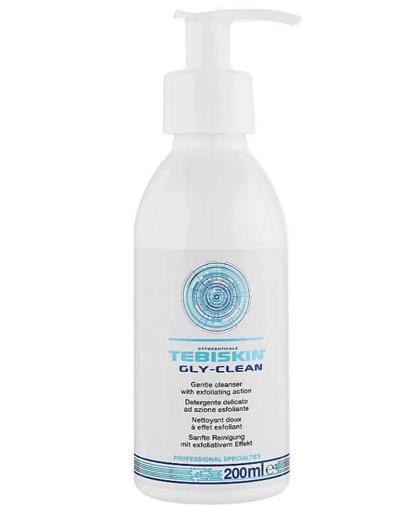 Tebiskin - Очищающий гель для тусклой кожи с гиперкератозом и гиперпигментацией Gly-Clean Cleanser 200 мл back
