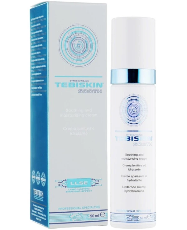 Tebiskin - Смягчающий крем для чувствительной кожи и кожи с розацеа Sooth Cream 50 мл