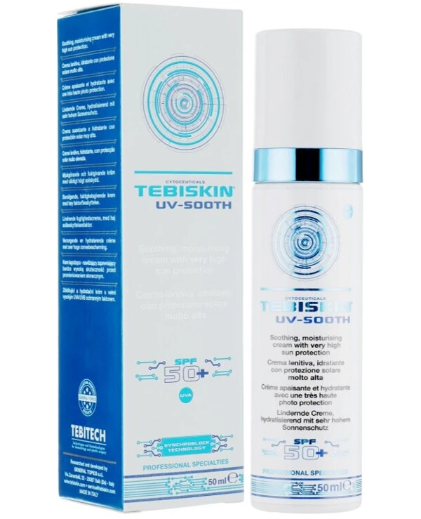 Tebiskin - Солнцезащитный крем для чувствительной кожи Uv-Sooth Cream SPF 50+ 50 мл