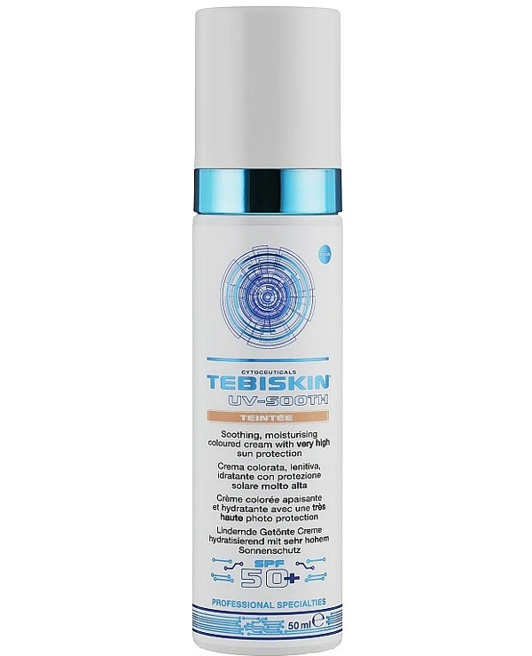 Tebiskin - Солнцезащитный крем с тонирующим эффектом Uv-Sooth Teintee SPF 50+ 50 мл back