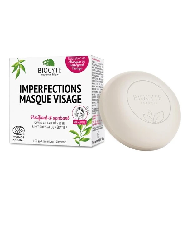 Biocyte - Мыло-маска для лица Imperfections Masque Visage Bio 100 г