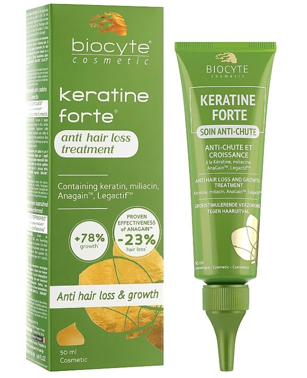 Biocyte - Сироватка для волосся Keratine Forte Soin Anti Chute 50 мл back