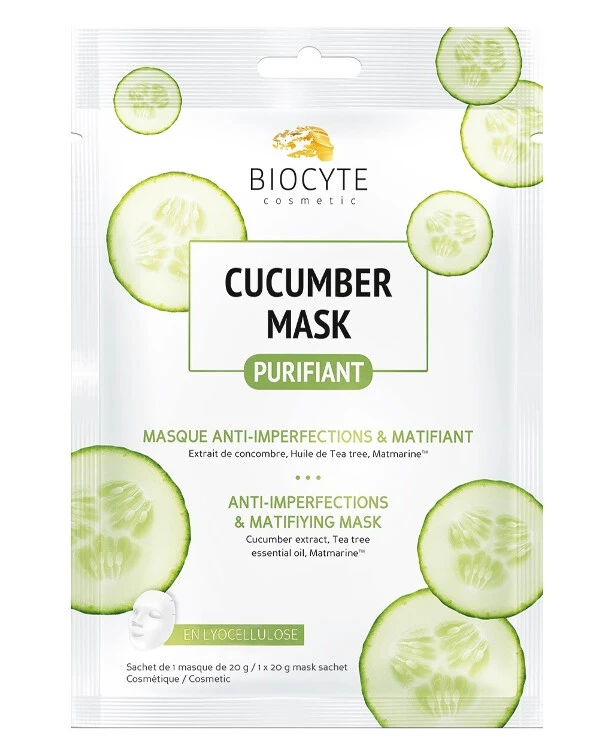 Biocyte - Маска для лица огуречная Cucumber Mask 20 г