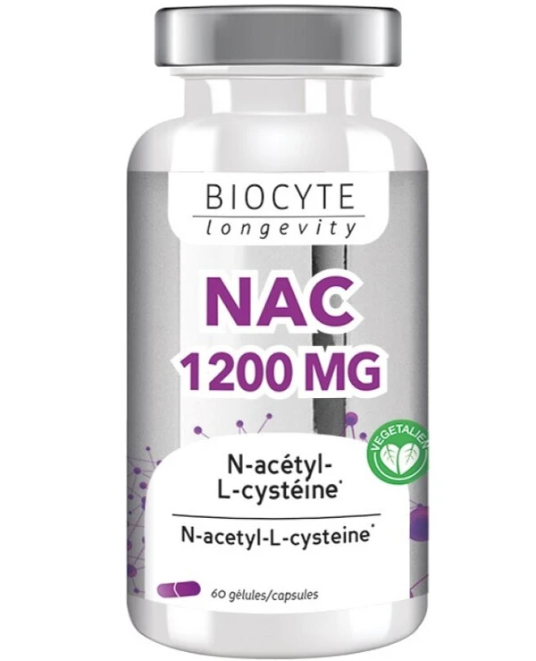 Biocyte - Пищевая добавка антиоксидант NAC 1200MG 