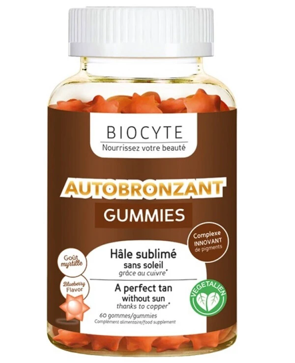Biocyte - Жевательные конфеты для автозагара Autobronzant Gummies 