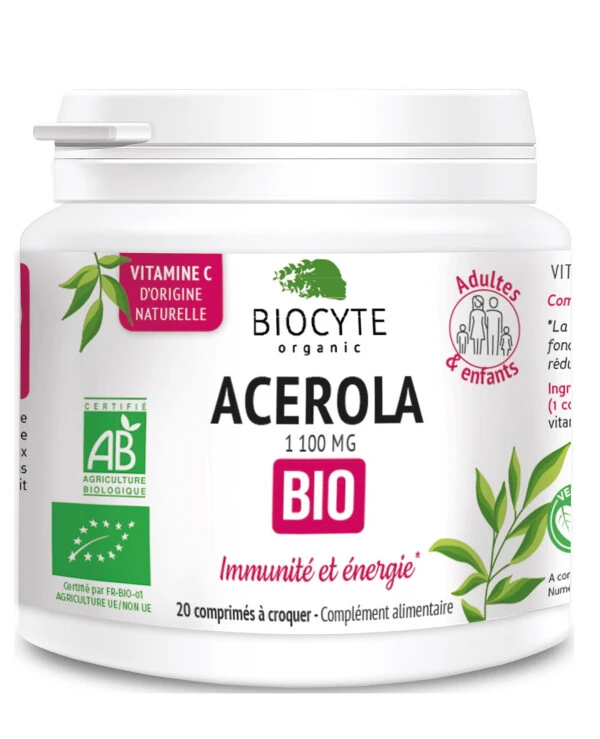 Biocyte - Пищевая добавка Ацерола, 20 шт Acerola Bio 