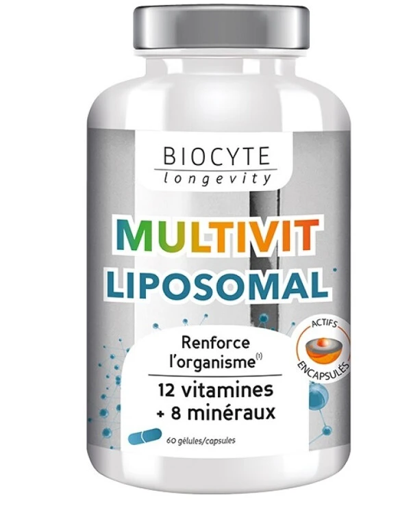 Biocyte - Пищевая добавка на основе 12 витаминов Multivit Liposomal 