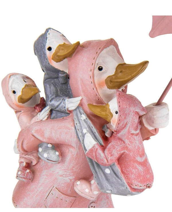 Statuettes - Статуетка Duck family (20 см)  Разноцветный back