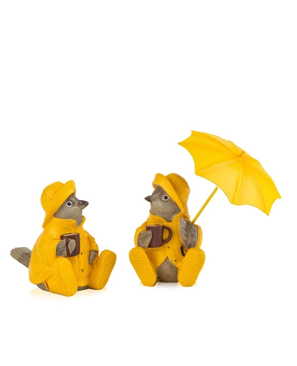 Statuettes - Набор статуэток Rainy morning (14.5 см)  Разноцветный