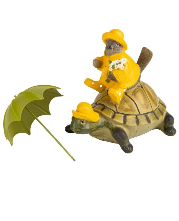 Statuettes Статуетка Turtle with bird (20 см) | Статуетка Turtle with bird (20 см)_4