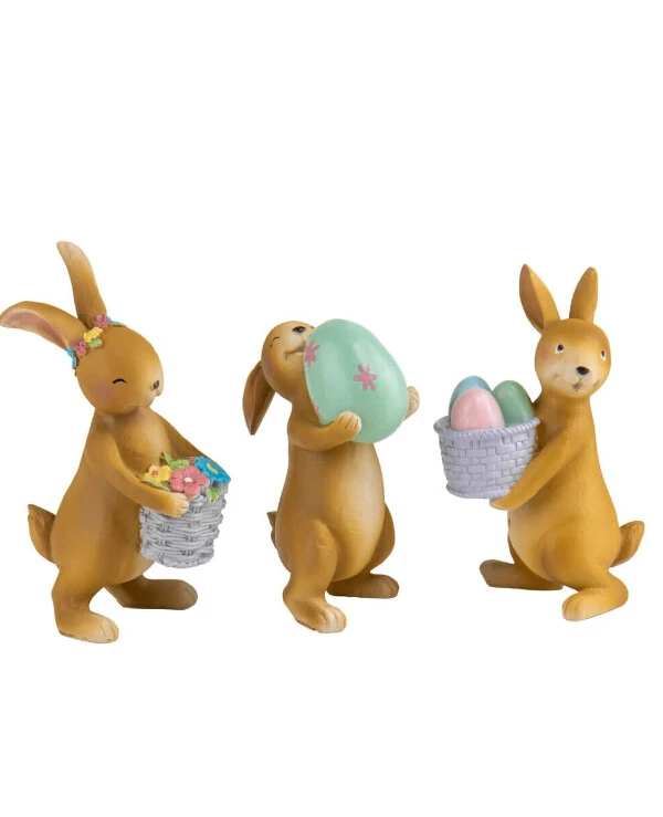 Statuettes - Набор статуэток Funny rabbits (14.5 см)  Разноцветный