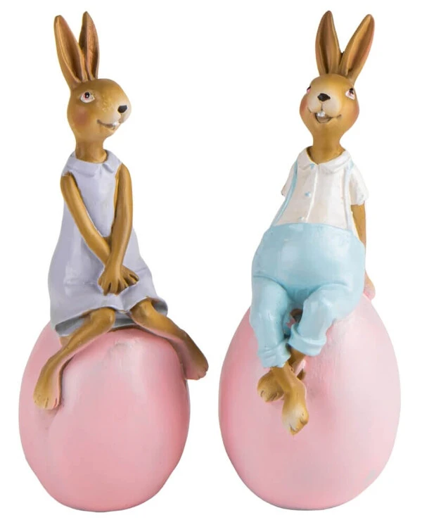 Statuettes - Набор статуэток Lovely rabbits (17 см)  Разноцветный