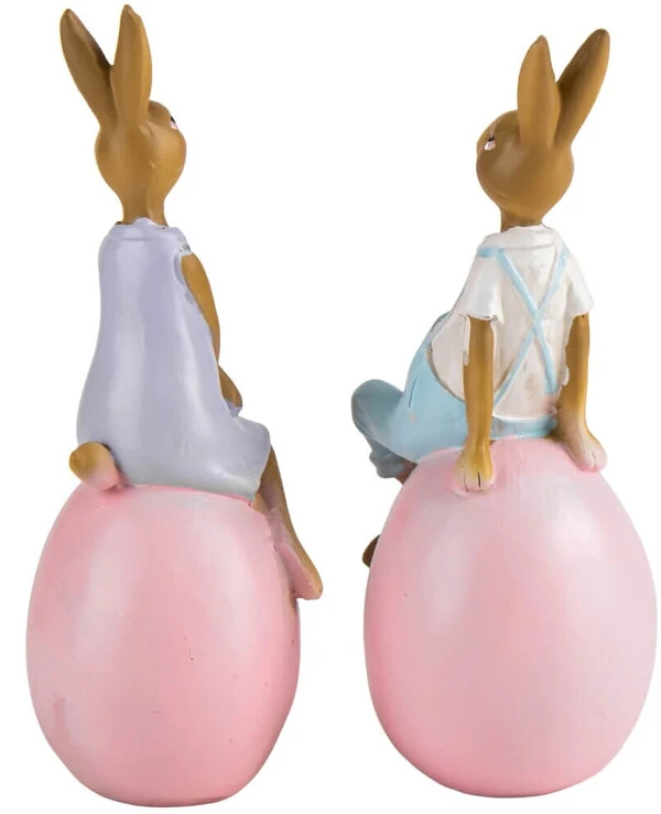 Statuettes - Набор статуэток Lovely rabbits (17 см)  Разноцветный back