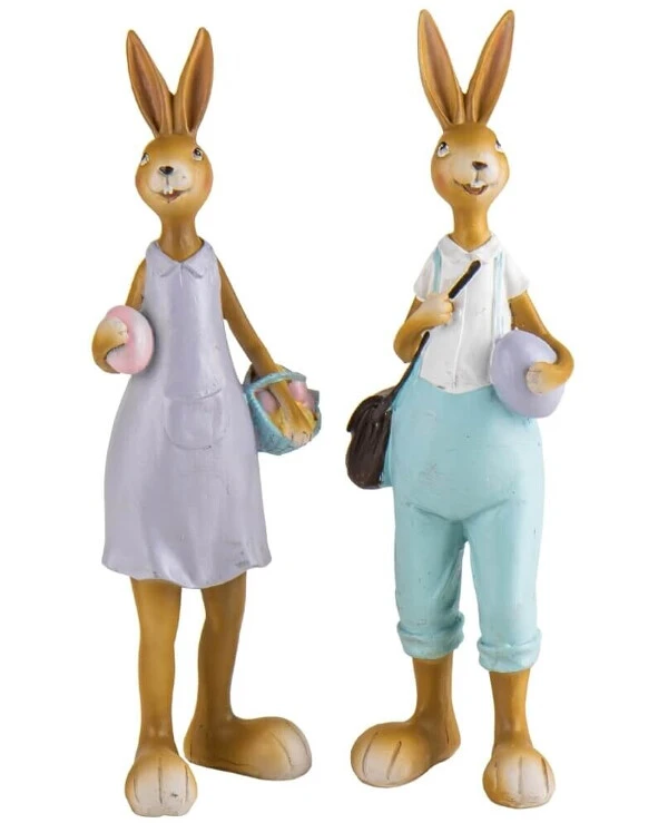Statuettes - Набор статуэток Rabbits (28.5 см)  Разноцветный