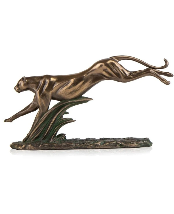 Veronese - Golden Panther figurine (16 cm) 77415A4  Bronze