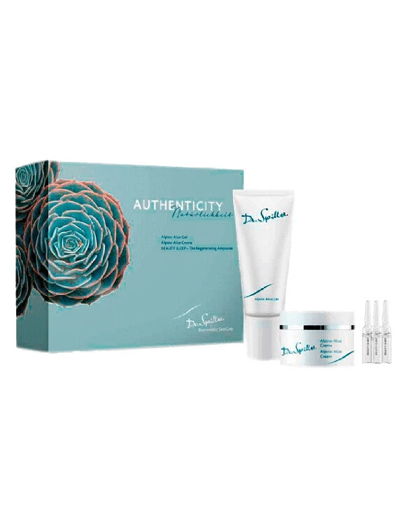 Dr. Spiller - Набор для увлажнения кожи с альпийским алоэ Alpine-Aloe (cr/30ml + gel/100ml + amp/3x2ml) 