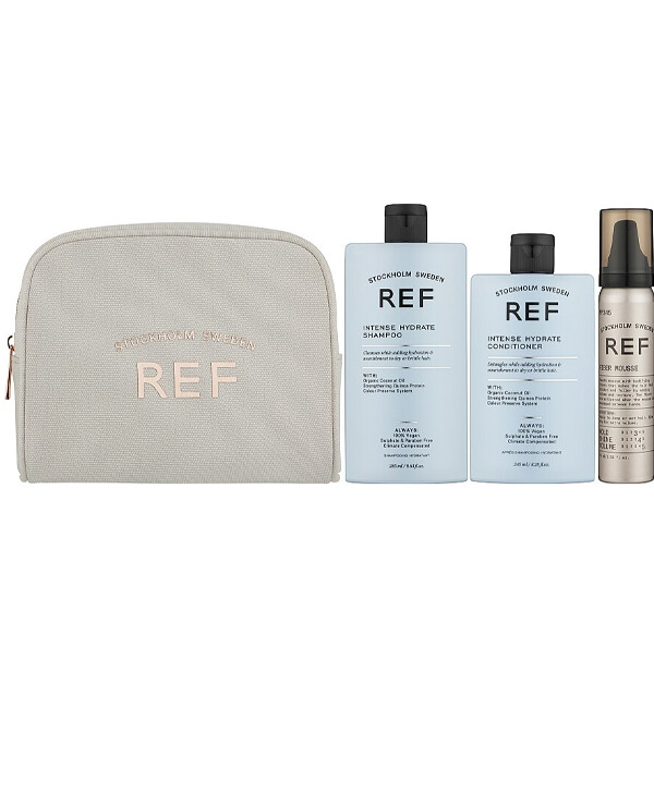REF - Set with cosmetic bag Moisturizing hair Beauty Bag Intense Hydrate 75ml
