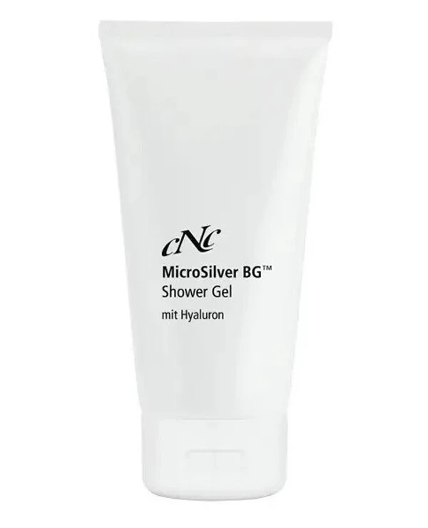CNC Cosmetic - Мягкий гель для душа для чувствительной и раздраженной кожи MicroSilver BG Shower Gel mit Hyaluron 200 мл