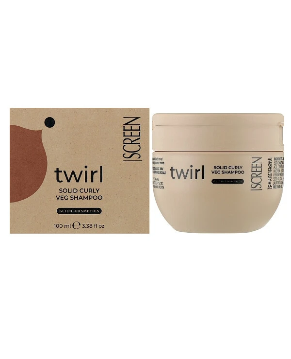 Screen Professional - Твердый шампунь для вьющихся волос Purest Twirl Solid Curly Veg Shampoo 100 мл back