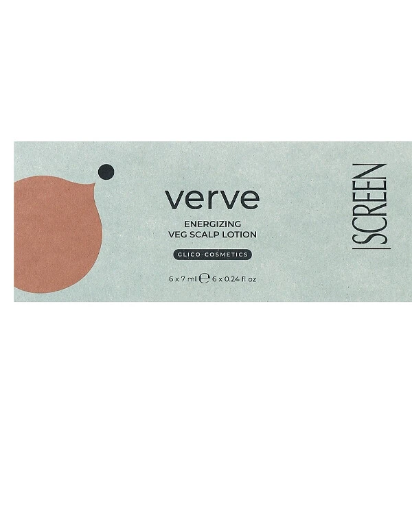 Screen Professional - Ампулы для профилактики выпадения волос Purest Verve Energizing Veg Scalp Lotion 7 мл х 6 шт