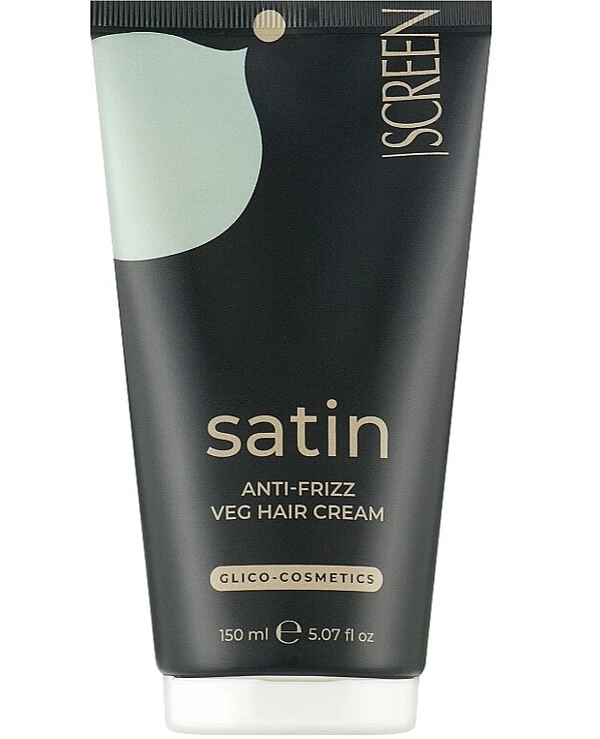 Screen Professional - Дисциплинирующий крем против пушистости волос Purest Satin Anti-Frizz Veg Hair Cream 150 мл